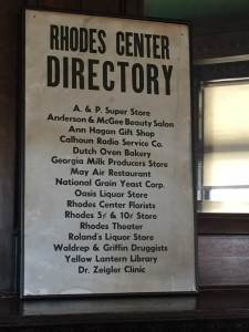 Directory of stores in Rhodes Center