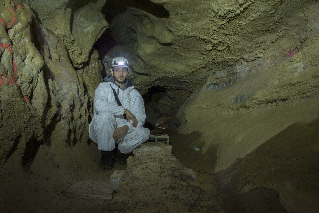 White River Cave near Rockmart Georgia perimyotis myotis bats spelunking caving underground Kyle Gabriel