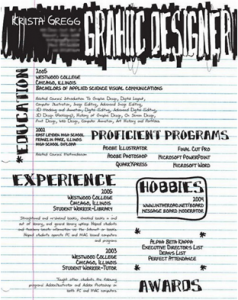 Graphic designer resume