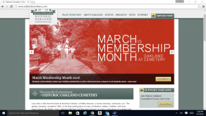 Oakland Cemetery Homepage