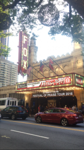 angled view of the Fox Theater