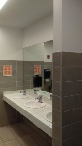 A restroom in GSU