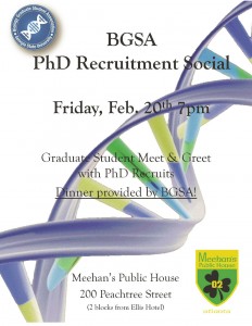 BGSA PhD Recruitment Social