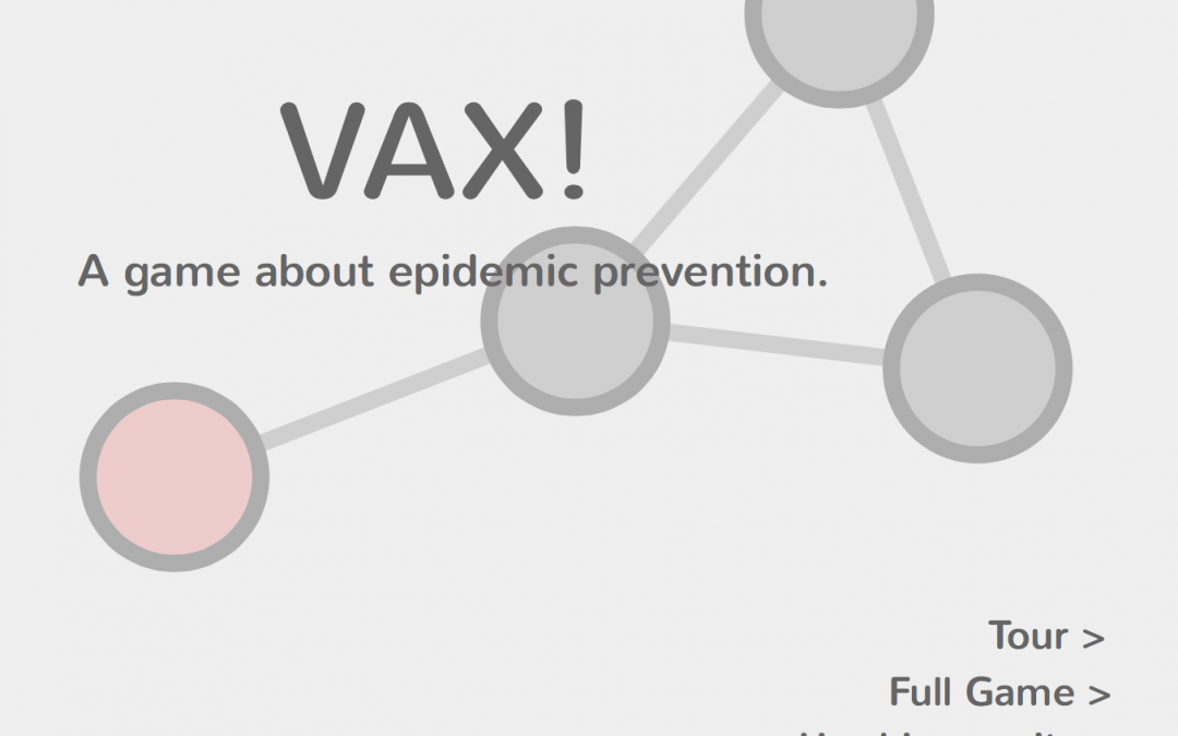 the Vax name with a network node showing an infected element