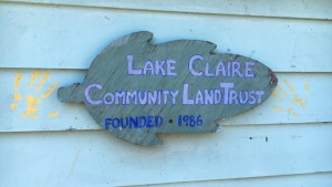 Lake Claire Community Land Trust Sign