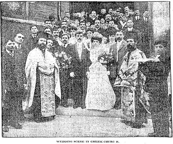 The Second Greek wedding to take place in Atlanta. “Wedding of Atlanta Greeks; Second in history of city.” The Atlanta Constitution, November 10, 1907, The Morning Edition, D; c6.