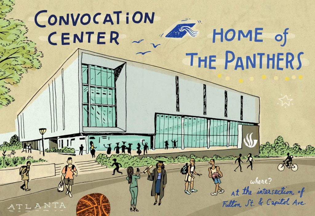 Illustration of the Convocation Center