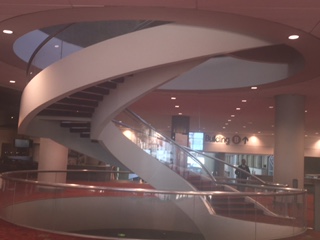 Spiraling stairs
