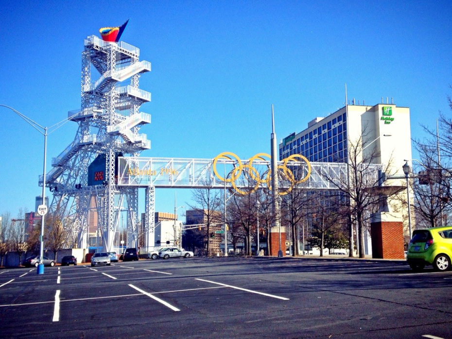 Landmark of the 1996 Olympics near Turner Field