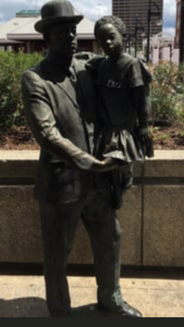 Statue at Underground Atlanta