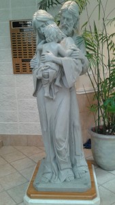 The Statue of Baby Jesus, The Virgin Mary, and Joseph