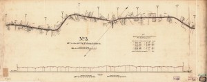 Plan and profile of the Atlanta and West Point Railroad from Atlanta to West Point on the Chattahoochee River.  Library of Congress, Geography and Map Division