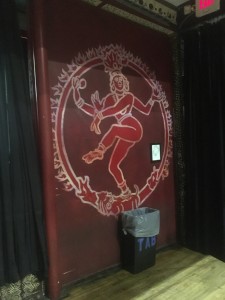 This painting adorned a wall of the main floor near the stage. 