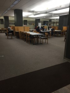 Study area located on the first floor.