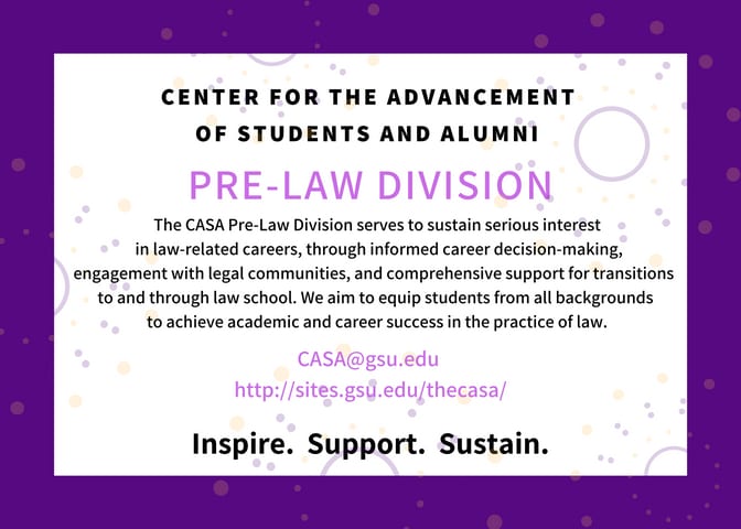 Upcoming Pre-Law Workshops